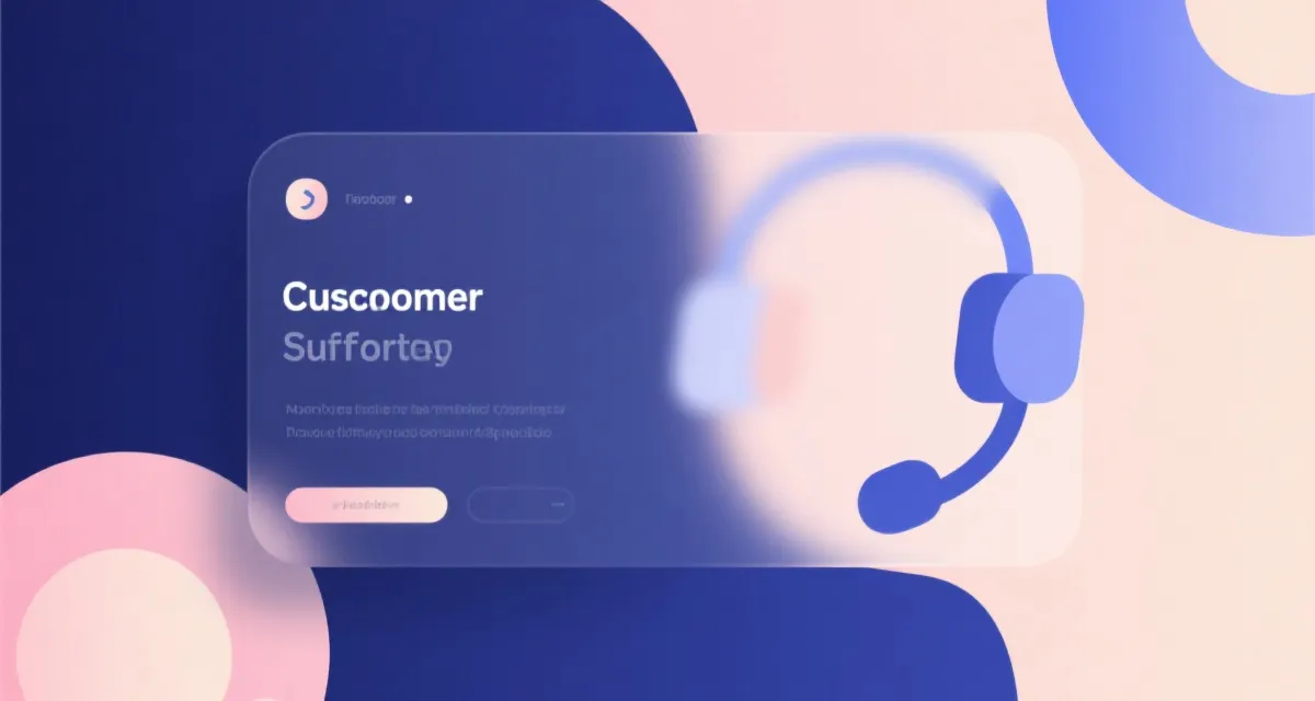 客服与支持示意图